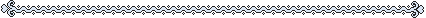 A divider. Squiggly lines with dots above and below each raised area. Two swirls at either end, both sides ending in a heart